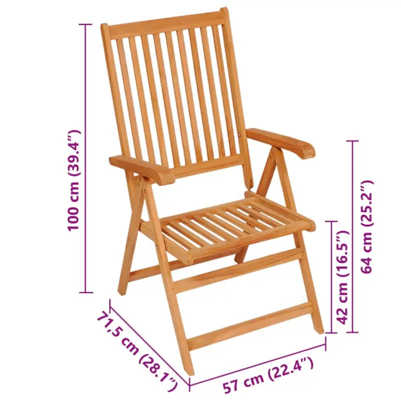 Fijn geschuurde houten tuinstoelen voor ontspanning en gezelligheid - Tuinstoelen