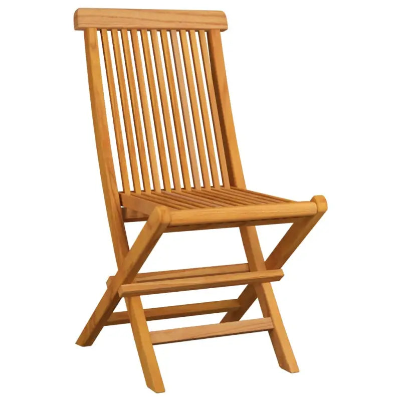 Fijn geschuurde Inklapbare Houten Tuinstoelen met Elegant Design - Tuinstoelen