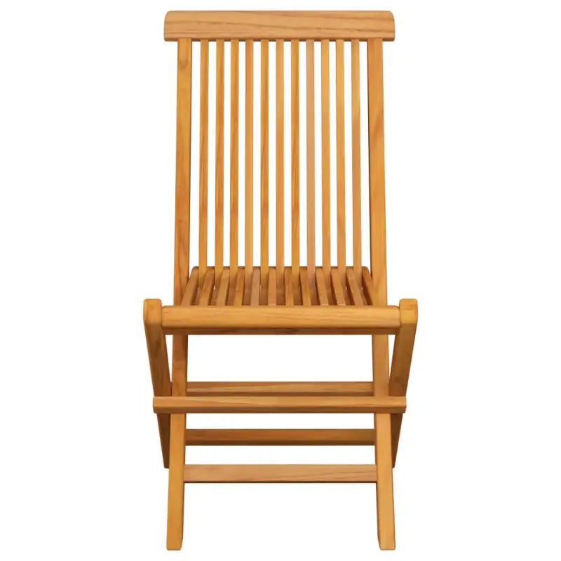 Fijn geschuurde Inklapbare Houten Tuinstoelen met Elegant Design - Tuinstoelen