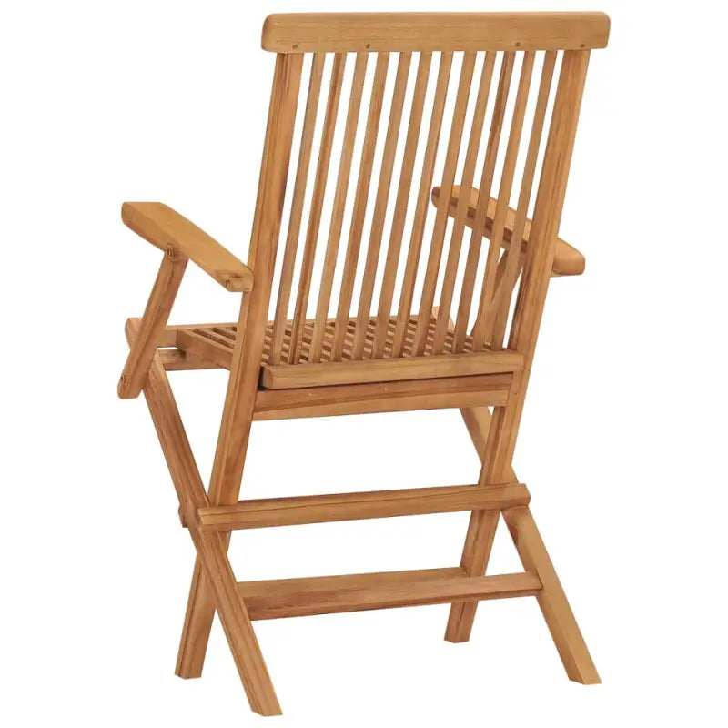 Fijn geschuurde teakhouten tuinstoelen met comfortabele zitplekken - Tuinstoelen