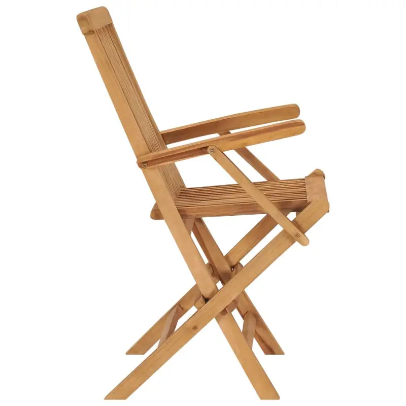 Fijn geschuurde teakhouten tuinstoelen met comfortabele zitplekken - Tuinstoelen