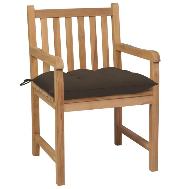 Fijn geschuurde teakhouten tuinstoelen set voor buitenruimte - Tuinstoelen