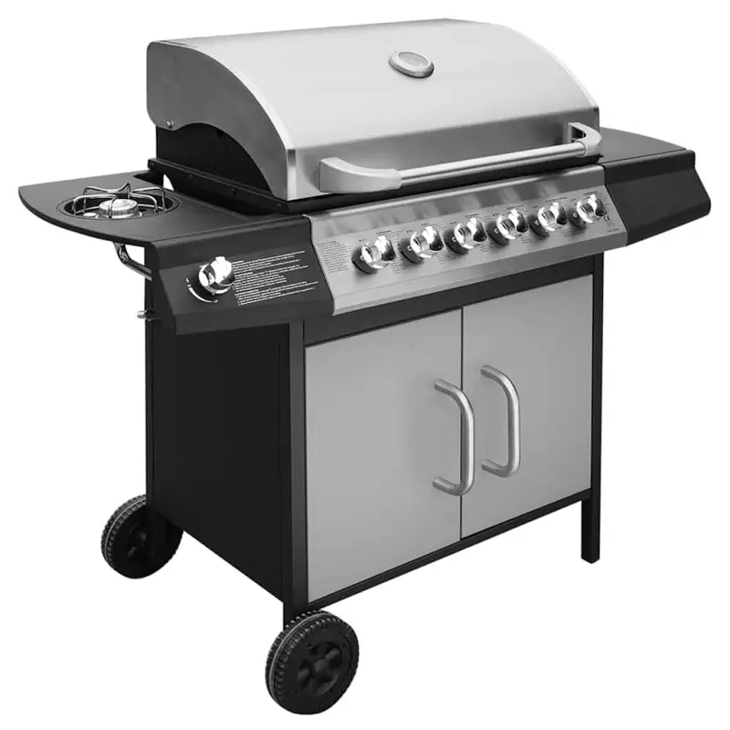 Gasbarbecue met verwijderbare vetopvanger en stevige zwenkwielen - Barbecues