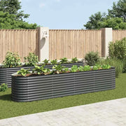 Gegalvaniseerd staal plantenbak voor tuin balkon en patio decoratie - Bloempotten & plantenbakken