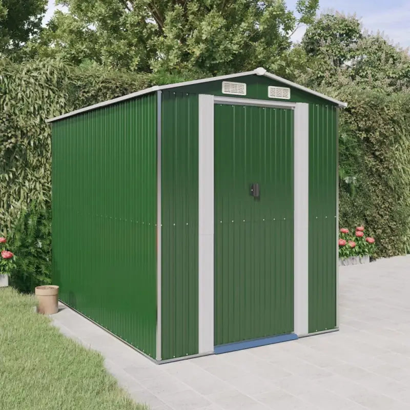 Gegalvaniseerd Staal Tuinopslag Schuur voor Buitenmateriaal - 192 x 274 x 223 cm / 1 - Tuinhuizen