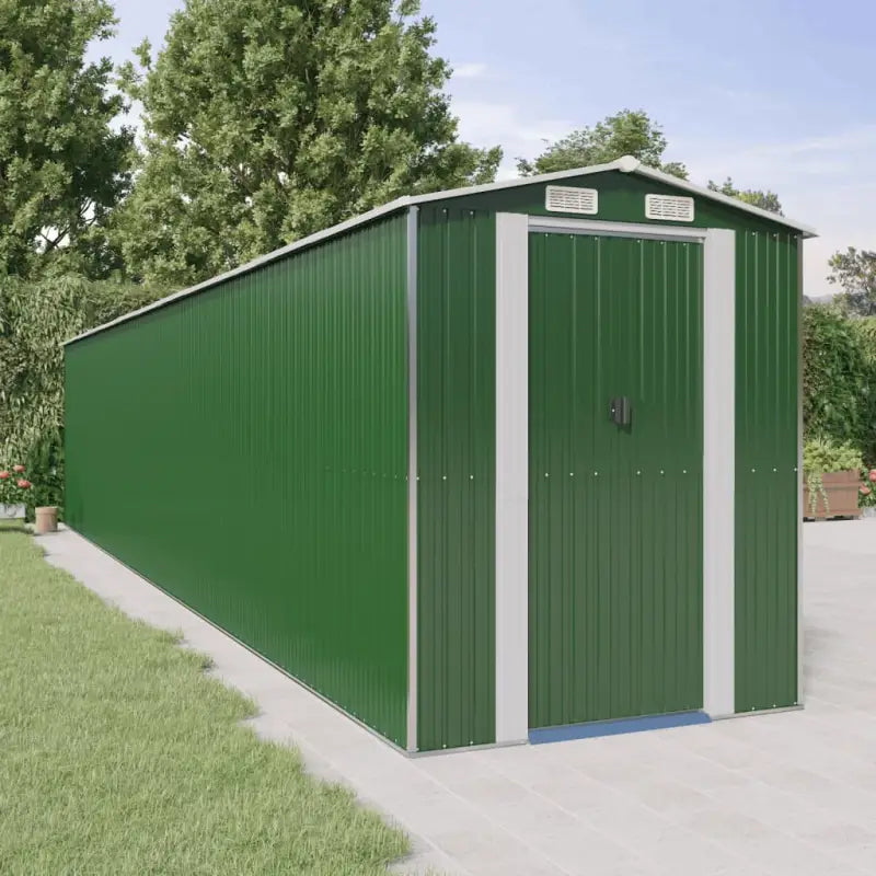 Gegalvaniseerd Staal Tuinopslag Schuur voor Buitenmateriaal - 192 x 1021 x 223 cm / 1 - Tuinhuizen