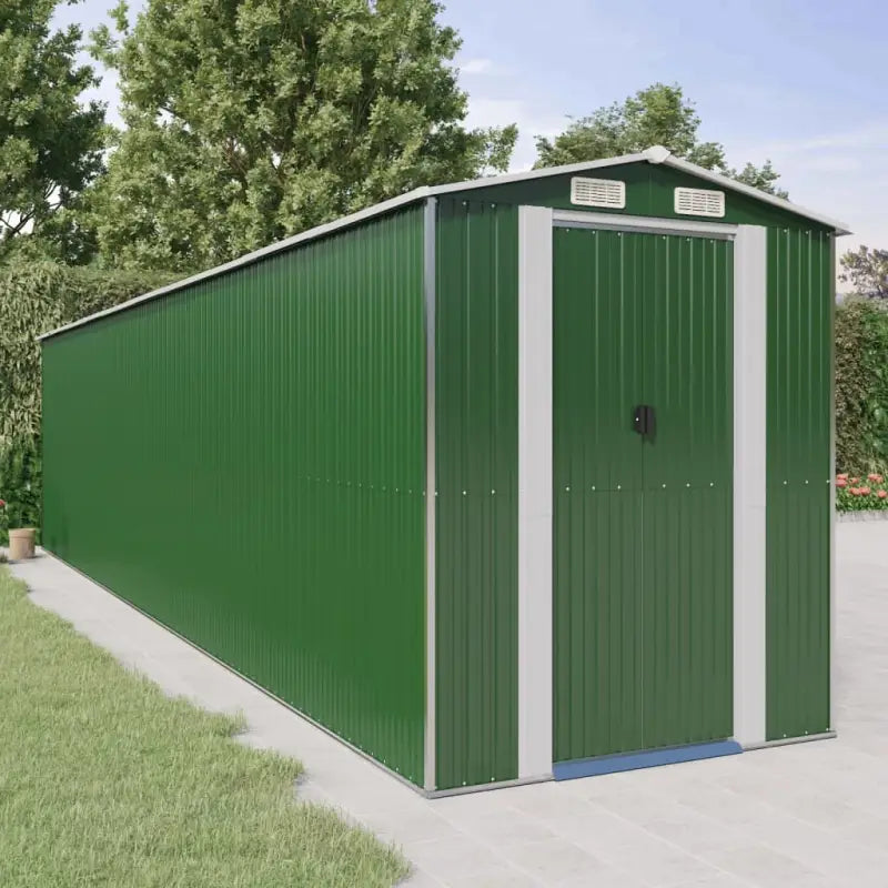 Gegalvaniseerd Staal Tuinopslag Schuur voor Buitenmateriaal - 192 x 855 x 223 cm / 1 - Tuinhuizen