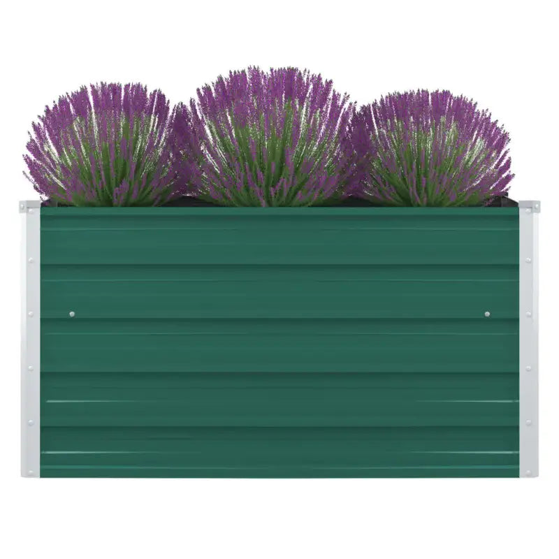 Gegalvaniseerd Staal Verhoogd Tuinbed voor Planten en Groenten - Groen / 1 - Bloempotten & plantenbakken