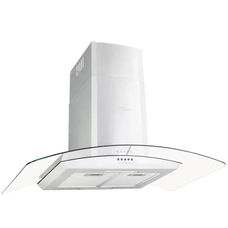 Geluidsarme wandafzuigkap met twee 3-laags wasbare aluminium vetfilters - Afzuigkappen