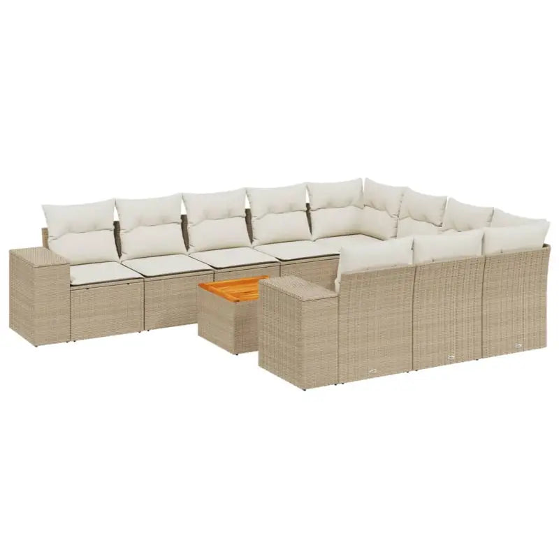 Gepersonaliseerde tuinsets met beige materiaal en gepoedercoat staal - Tuinsets