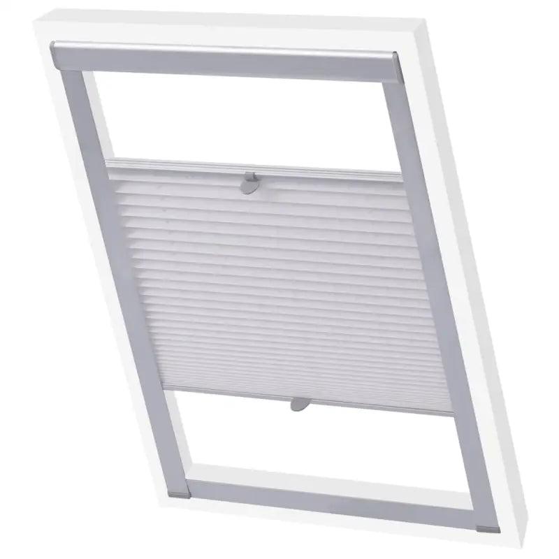Geplooid rolgordijn voor Velux met meegeleverde montageaccessoires - Wit / pk06 - Jaloezieën & rolgordijnen