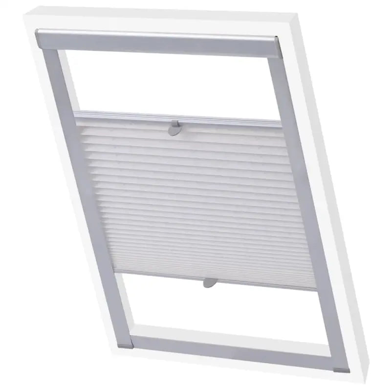 Geplooid rolgordijn voor Velux met meegeleverde montageaccessoires - Wit / p06/406 - Jaloezieën & rolgordijnen
