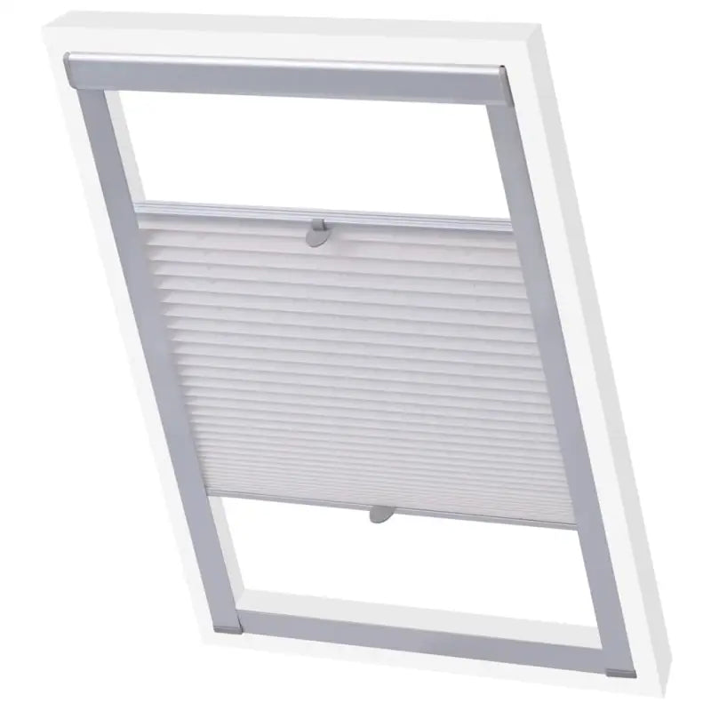 Geplooid rolgordijn voor Velux met meegeleverde montageaccessoires - Wit / sk06 - Jaloezieën & rolgordijnen