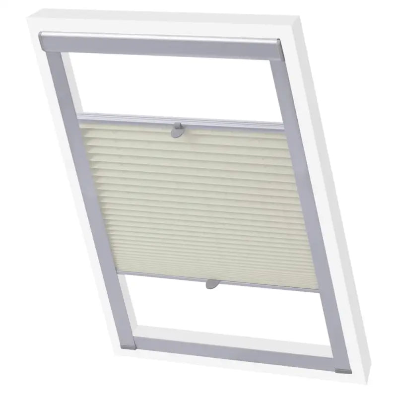 Geplooid rolgordijn voor Velux met meegeleverde montageaccessoires - Crème / p08/408 - Jaloezieën & rolgordijnen