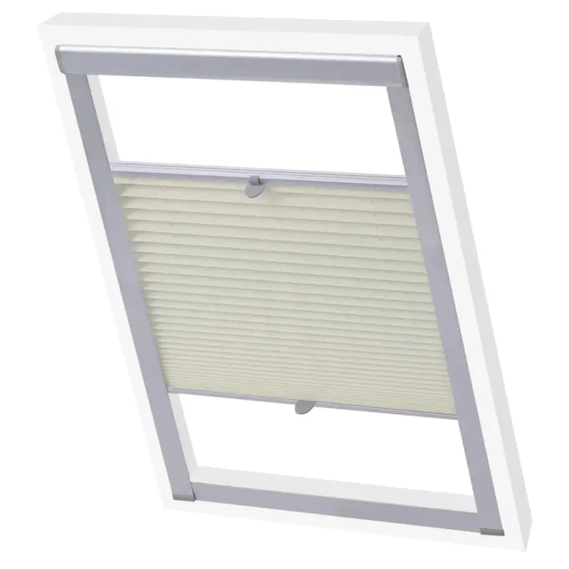 Geplooid rolgordijn voor Velux met meegeleverde montageaccessoires - Crème / pk08 - Jaloezieën & rolgordijnen