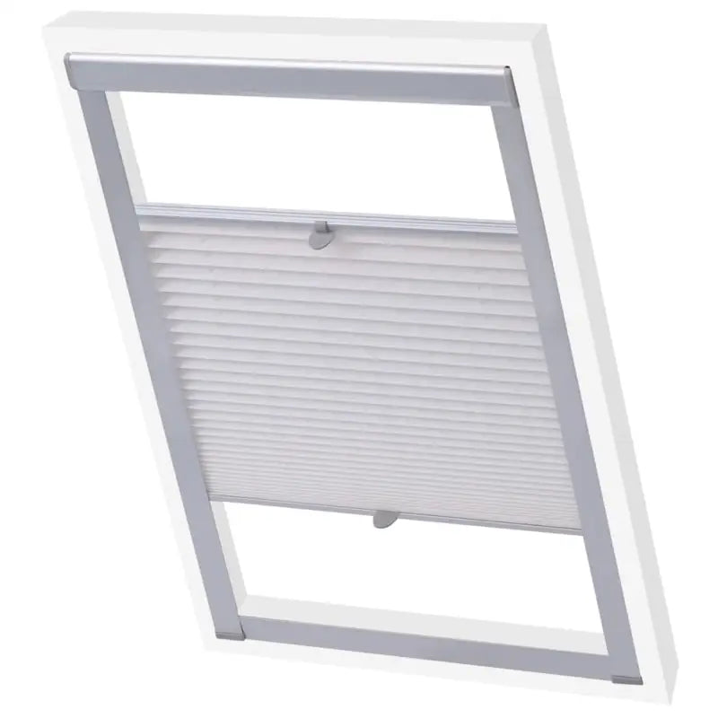 Geplooid rolgordijn voor Velux met meegeleverde montageaccessoires - Wit / u08/808 - Jaloezieën & rolgordijnen