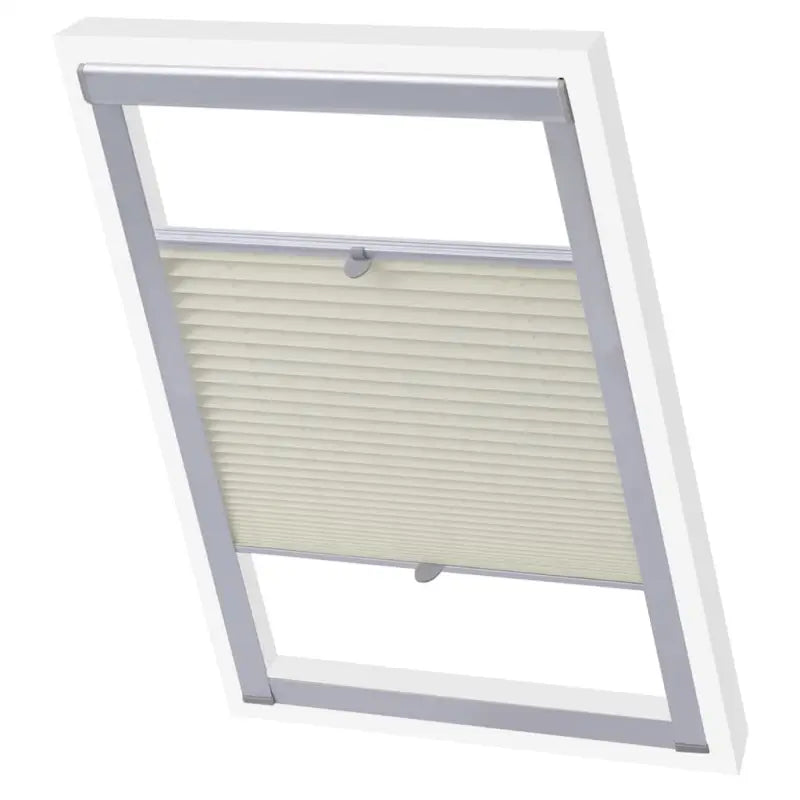 Geplooid rolgordijn voor Velux met meegeleverde montageaccessoires - Crème / 104 - Jaloezieën & rolgordijnen