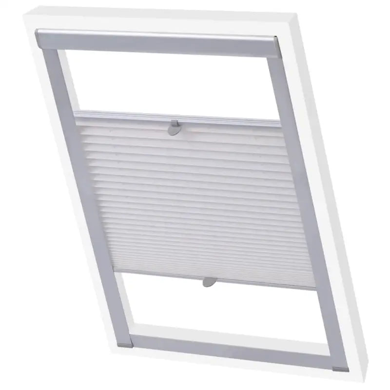 Geplooid rolgordijn voor Velux met meegeleverde montageaccessoires - Wit / ck04 - Jaloezieën & rolgordijnen