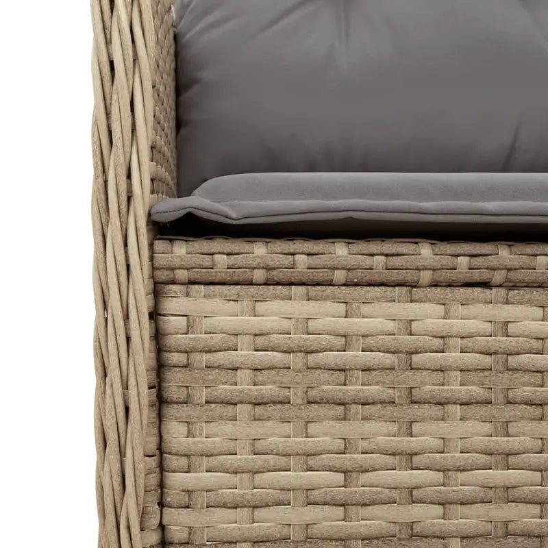 Gepoedercoat staal loungeset met verstelbare tuinbank en ruime afmetingen - Tuinsets