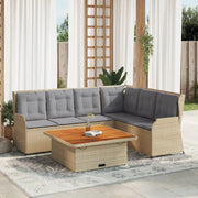 Gepoedercoat staal loungeset met verstelbare tuinbank en ruime afmetingen - Tuinsets