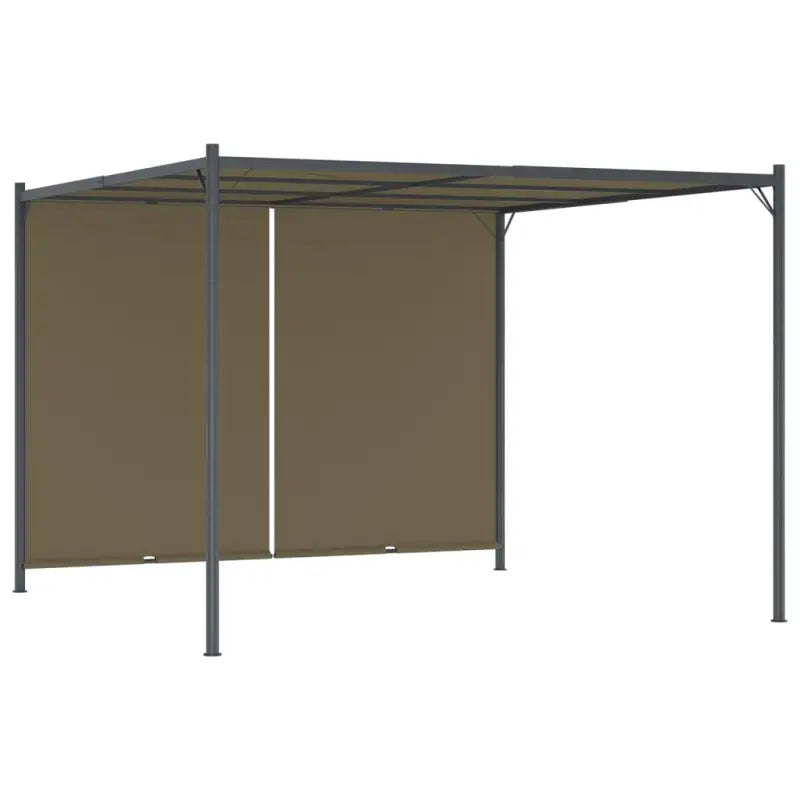 Gepoedercoat Staal Tuinbogen en Pergola voor Schaduw en Bescherming - Taupe / 1 - Tuinbogen latwerk & pergola’s
