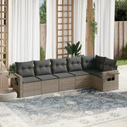 Gepoedercoat staal tuinset in grijs materiaal met perfecte afmetingen - Tuinsets