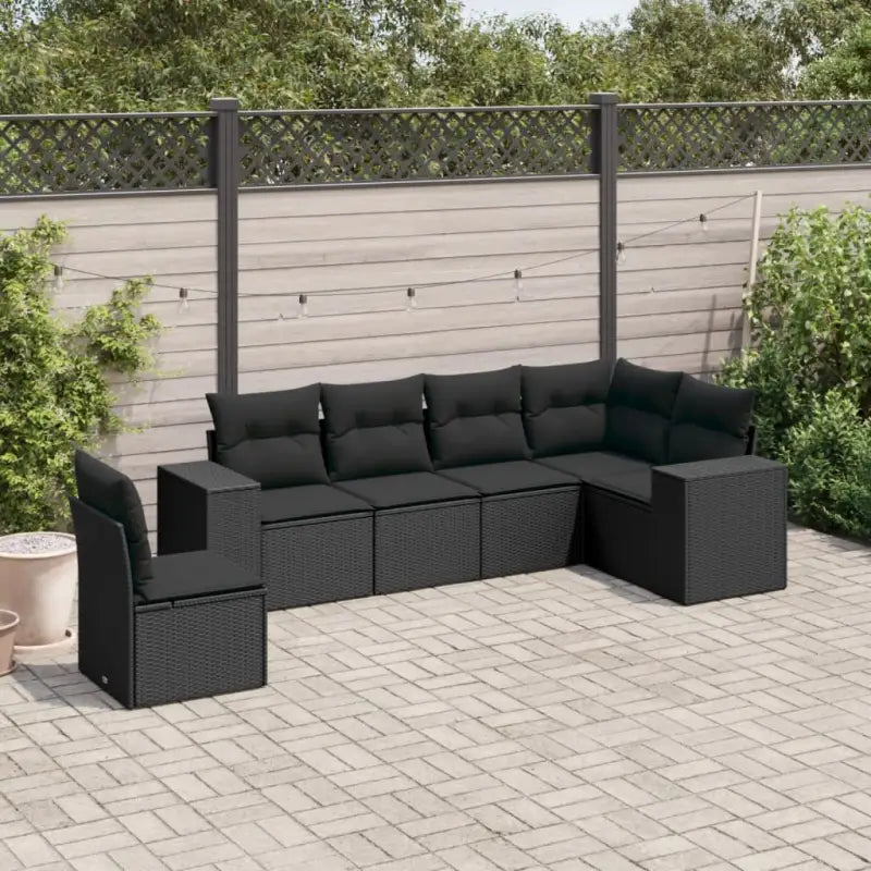 Gepoedercoat stalen tuinset met waterdichte tas en beige materiaal - Zwart / Zonder tafel - Tuinsets