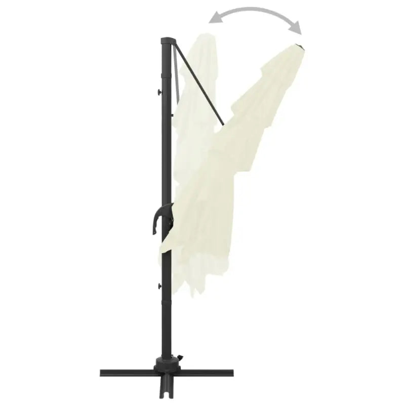 Gepoedercoate aluminium parasol met UV- en vochtbescherming - Parasols en zonneschermen