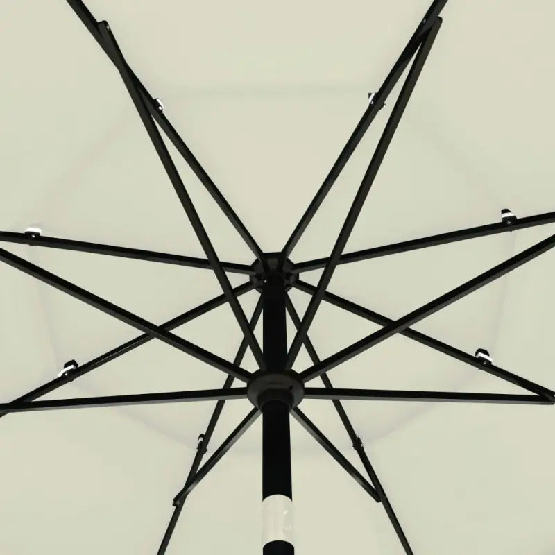 Gepoedercoate Aluminium Parasol met UV- en vochtbestendige Drie-Laags Bescherming - Parasols en zonneschermen