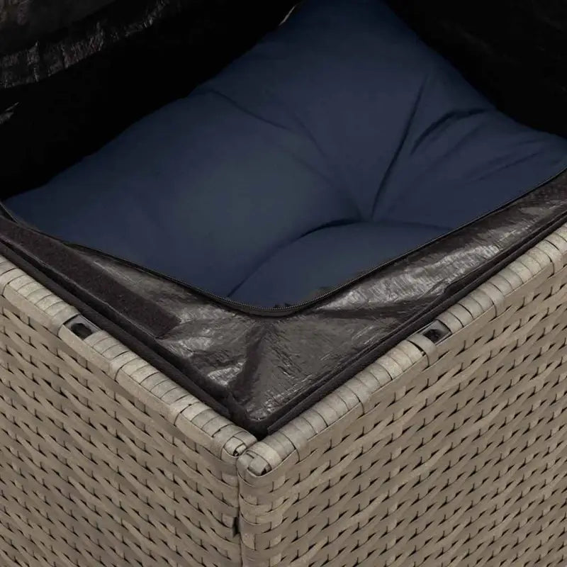 Gepoedercoate stalen tuinset met waterdichte tas in grijs materiaal - Tuinsets