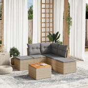 Gepolijst tuinaanbouwset met beige materiaal en gepoedercoat staal - Tuinsets