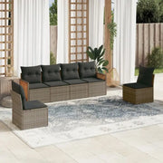Gepolijst tuinset van poly rattan met comfortabele zitervaring en afmetingen - Tuinsets
