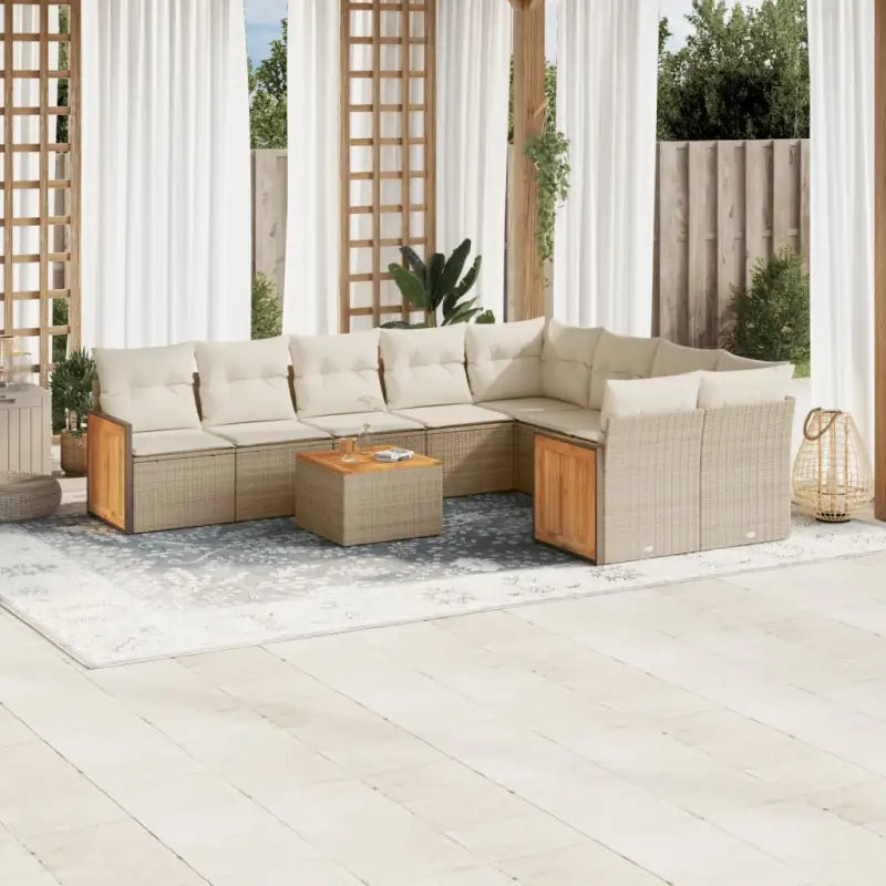 Gepolijst tuinsets met beige materiaal en gepoedercoat staal afmetingen - Tuinsets