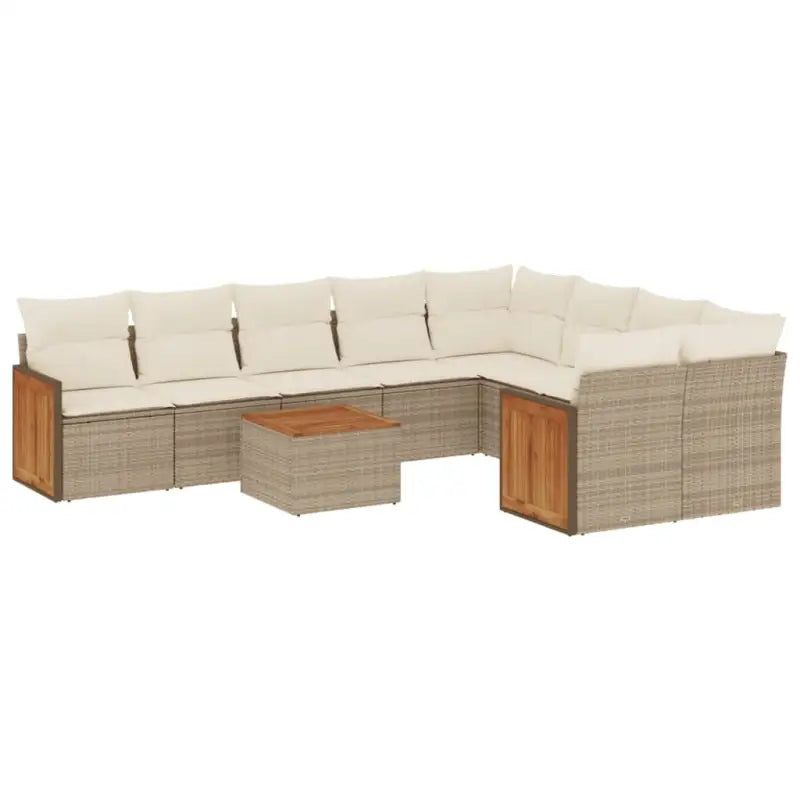 Gepolijst tuinsets met beige materiaal en gepoedercoat staal afmetingen - Tuinsets
