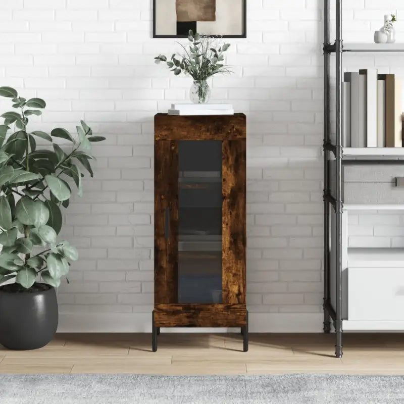 Gerookt Eiken Dressoir van Bewerkte Hout met Tijdloze Design - Gerookt eiken / 1 - Dressoirs & buffetkasten