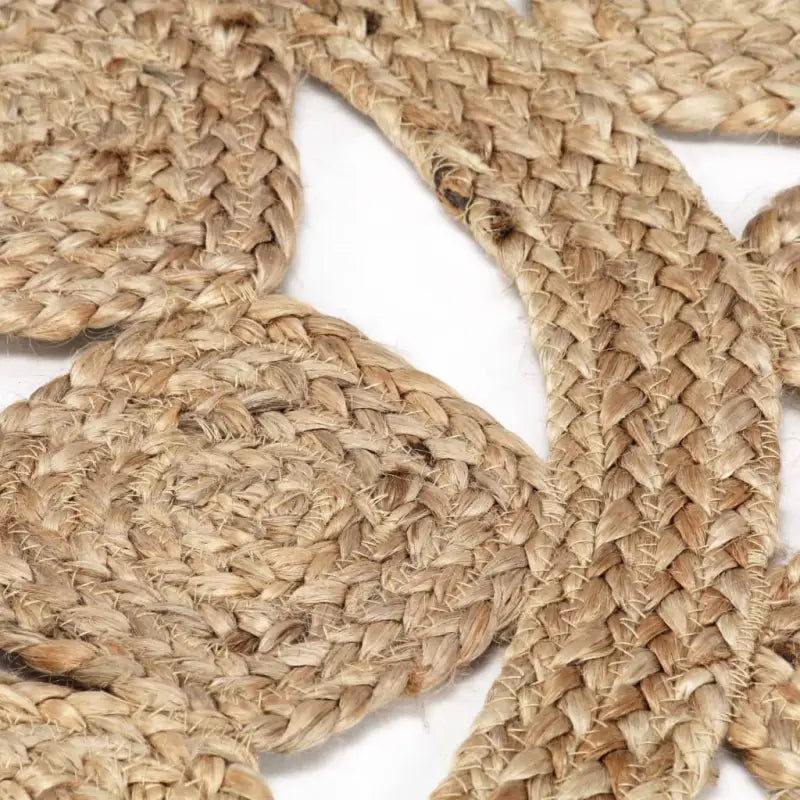 Gevlochten jute tapijt voor een natuurlijk en duurzaam interieur - Vloerkleden