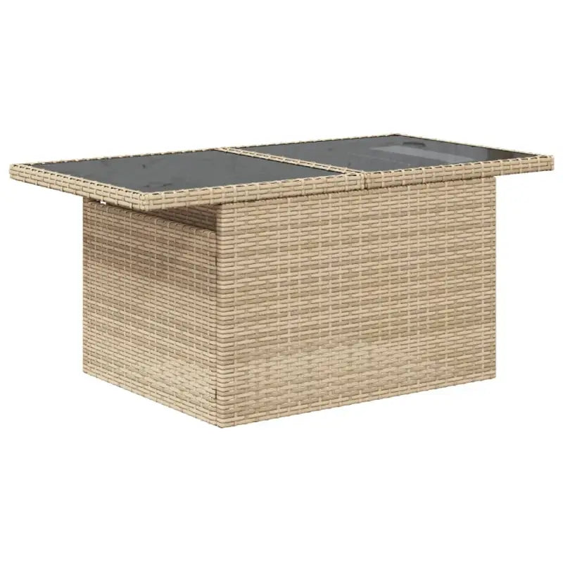 Gezellige tuinset in beige materiaal met gepoedercoat staal afmetingen - Tuinsets