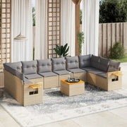 Gezellige tuinset met beige materiaal en waterdichte tas - Tuinsets