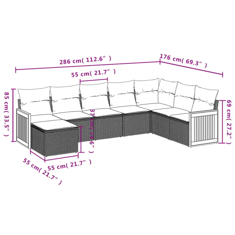 Gezellige tuinsets met beige materiaal en gepoedercoat staal afmetingen - Tuinsets