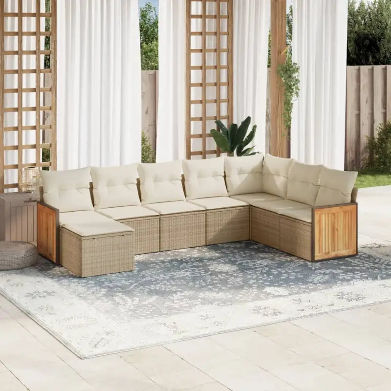 Gezellige tuinsets met beige materiaal en gepoedercoat staal afmetingen - beige en crèmekleurig / Zonder tafel