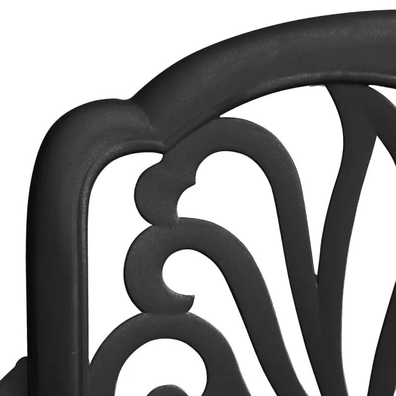 Gietaluminium Tuinset voor Comfort en Duurzaamheid - Zwart - Tuinsets