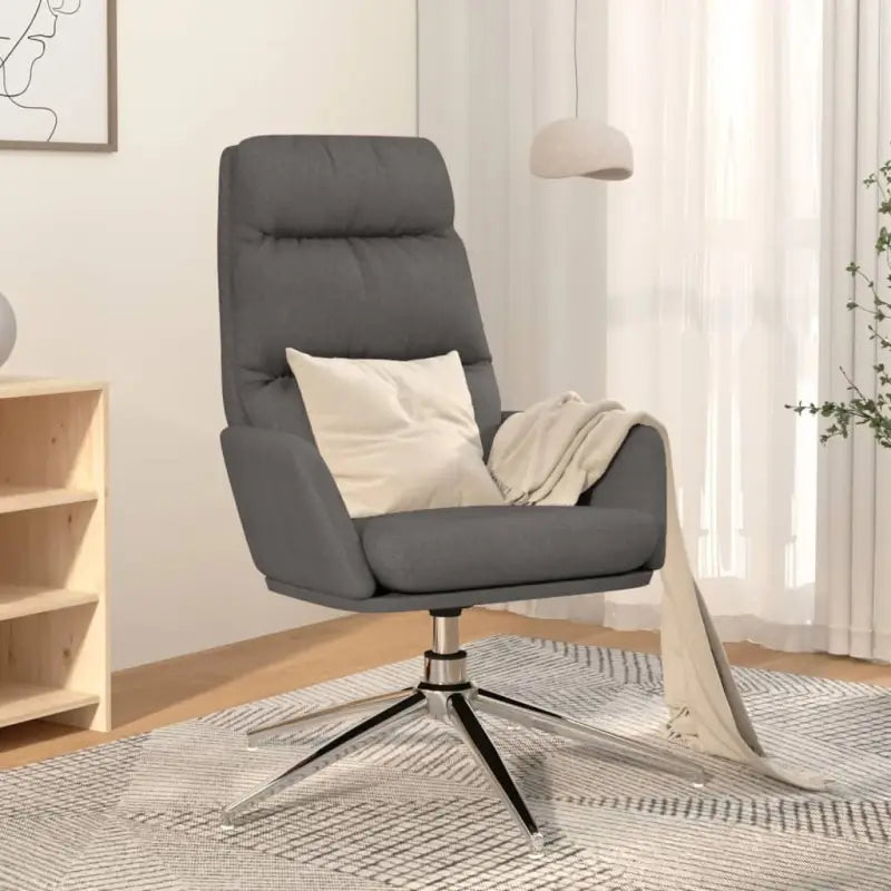 Graden draaibare relaxstoel voor ultiem zitcomfort in elke kamer - Lichtgrijs / 1 / Zonder voetensteun - Fauteuils &