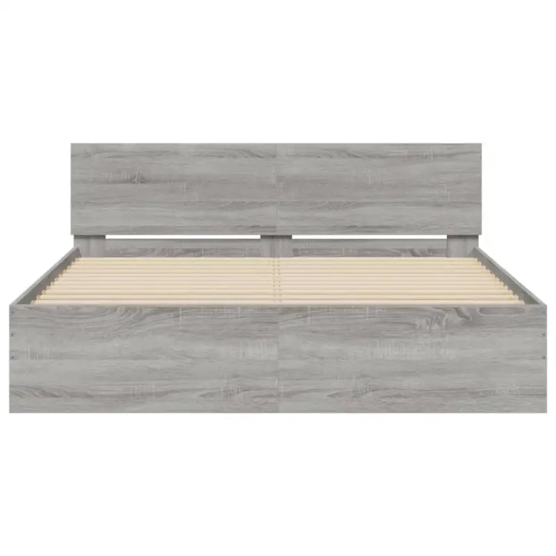 Grijs Sonoma bedframe voor een stabiele en stijlvolle slaapkamer - Bedden & bedframes