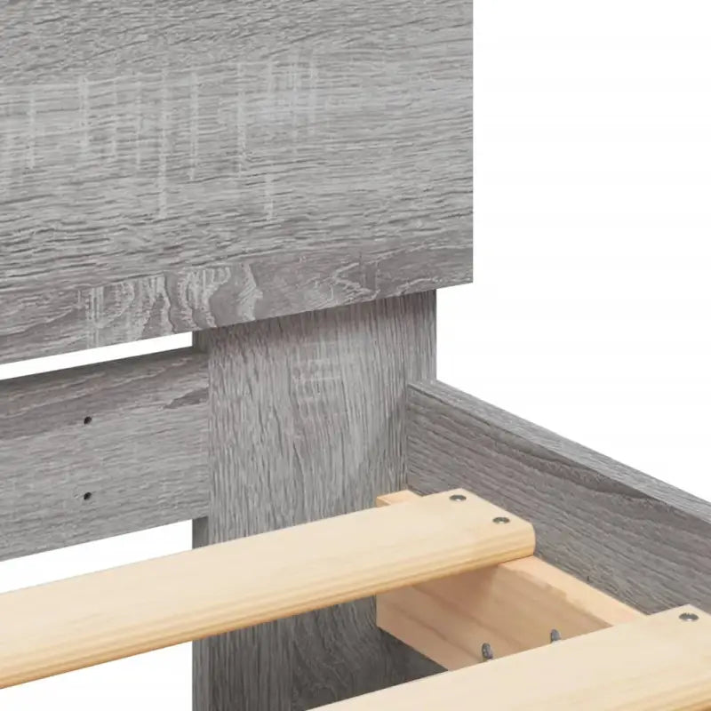 Grijs Sonoma bedframe voor een stabiele en stijlvolle slaapkamer - Bedden & bedframes