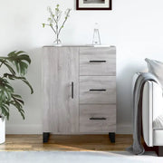 Grijs Sonoma Dressoir met bewerkt hout voor een tijdloze uitstraling - Dressoirs & buffetkasten