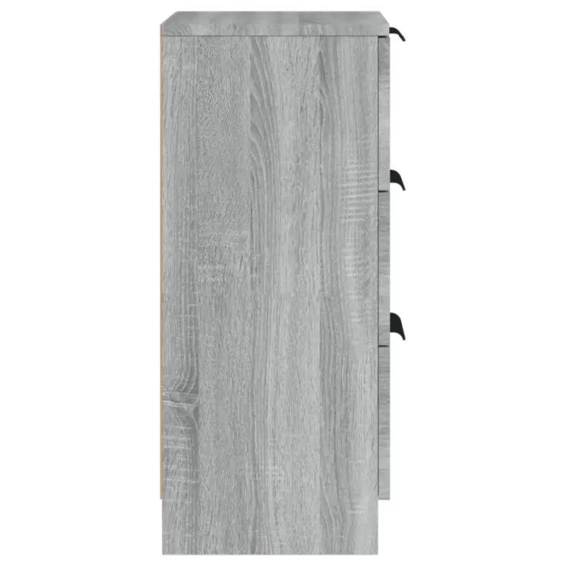 Grijs Sonoma dressoir van bewerkt hout met eenvoudig ontwerp - Dressoirs & buffetkasten