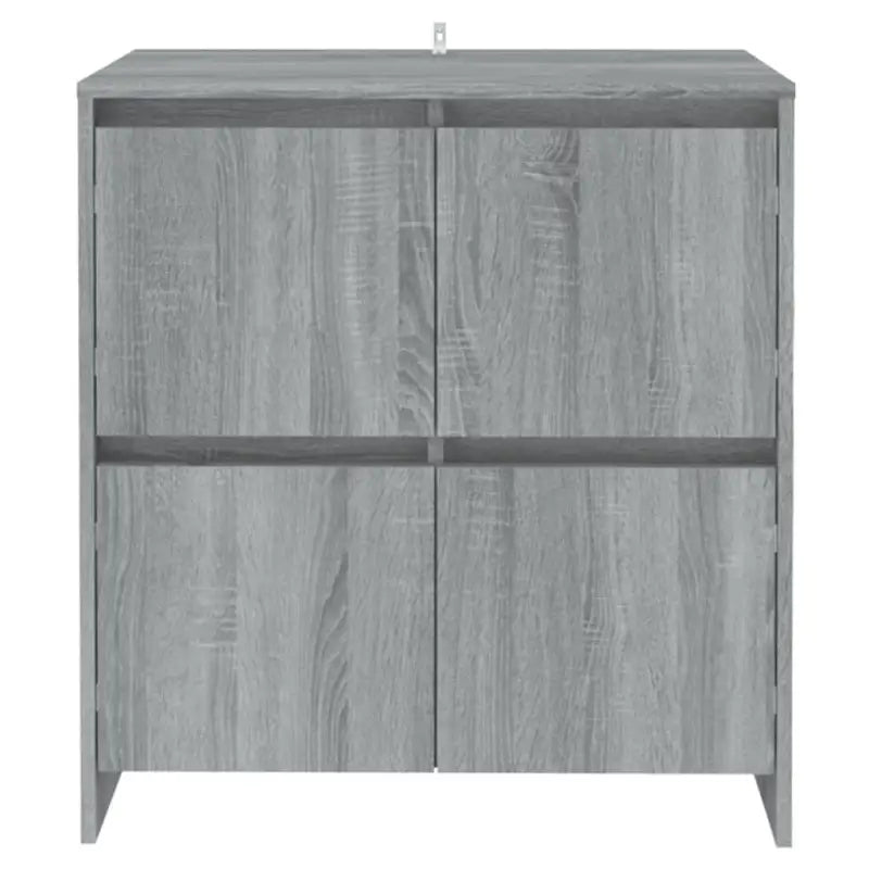 Grijs Sonoma dressoir van bewerkt hout met minimalistisch ontwerp - Dressoirs & buffetkasten