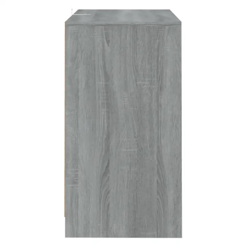Grijze Sonoma dressoir in bewerkt hout met minimalistisch design - Dressoirs & buffetkasten