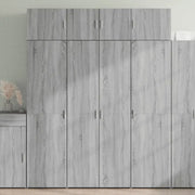 Grijze Sonoma Dressoirs van bewerkt hout voor extra opbergruimte - Dressoirs & buffetkasten