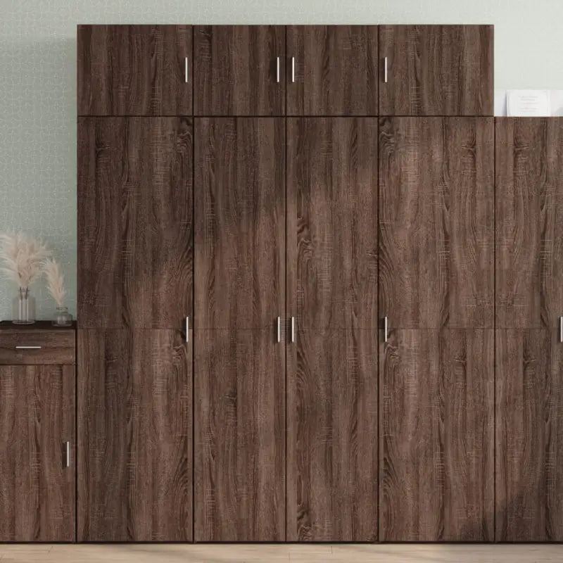 Grijze Sonoma Dressoirs van bewerkt hout voor extra opbergruimte - bruin eikenkleur / 1 - Dressoirs & buffetkasten